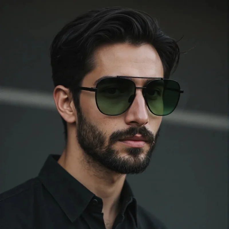 Мужские винтажные поляризационные солнцезащитные очки Gafas De Sol UV400