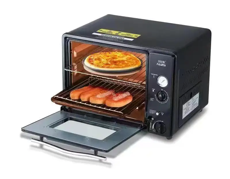 Smart stoves for Outdoor Camping BBQ Gas Oven Portable Stove Gas Oven with Pressure protection Flame-out protection