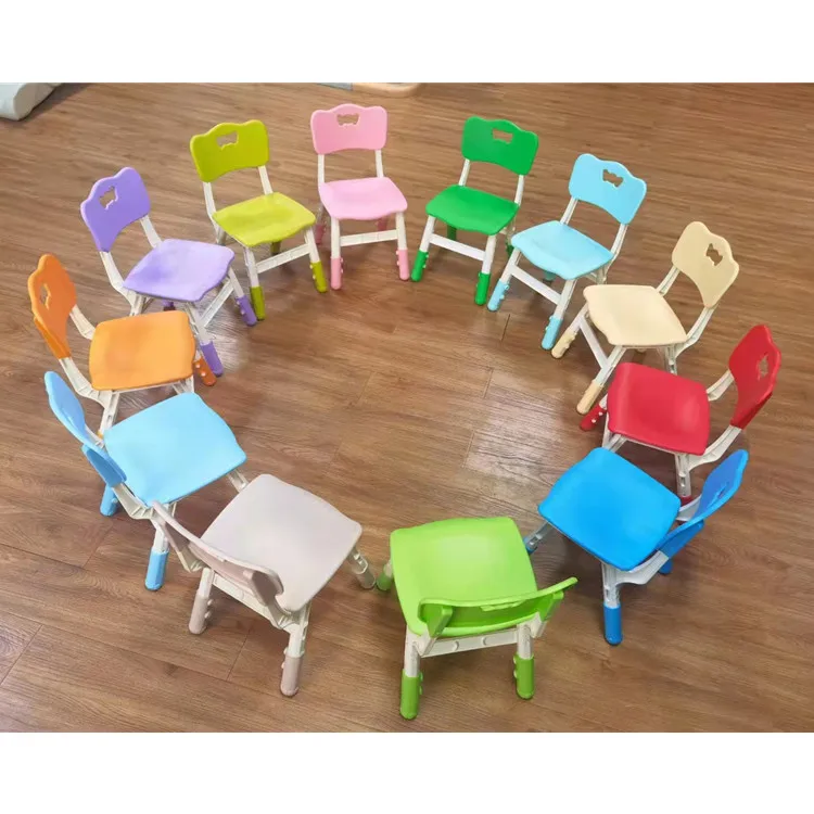 Nursery School Tables with Chairs Plastic Flower Shape Table with Toy Storage Box Playing Table Preschool