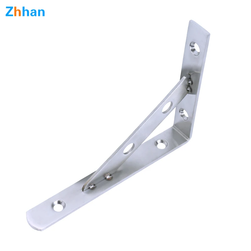 Wall Bracket Heavy Duty Shelf Bracket/aluminum for Wood Factory Customized 8 Inches 4mm Thickness Triangle Bracket Standard