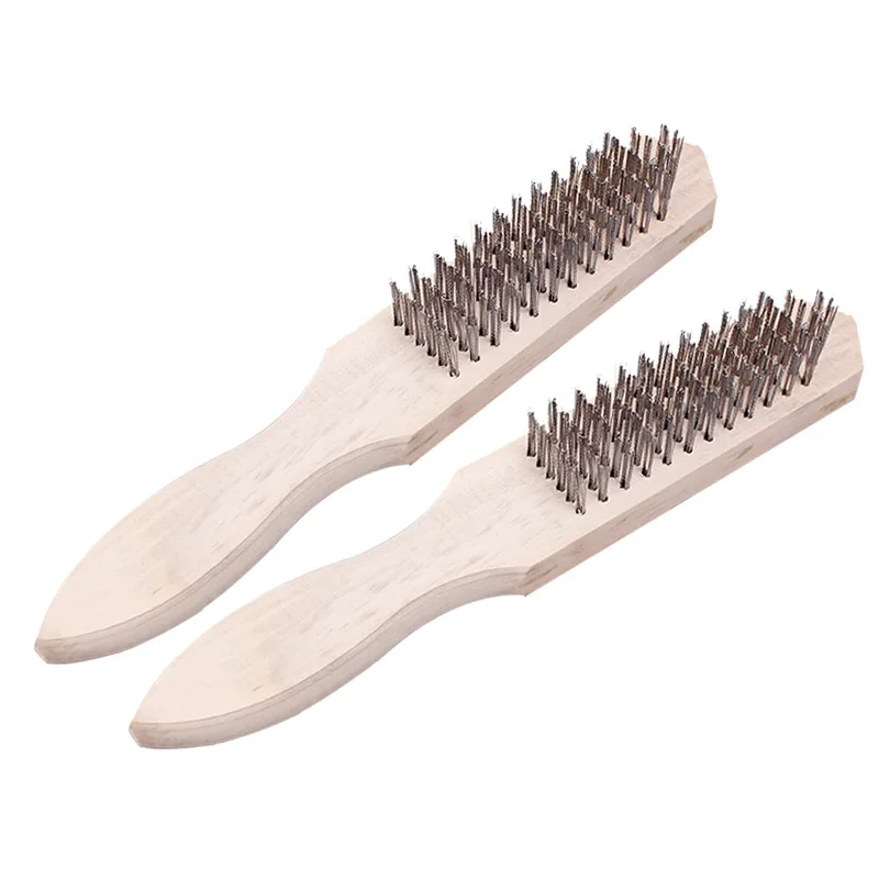 103 104 105 106 wooden handle steel wire brush for cleaning