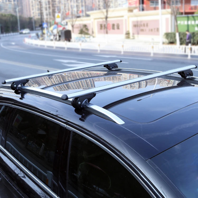 With Lock Universal Customized 4x4 Adjustable Aluminum Car Roof Rail Rack Cross Bar for Toyota Rav4 Kia Sportage Honda Crv 2020