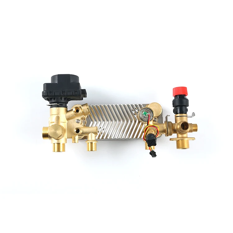 Plate heat exchanger for hot water boiler parts