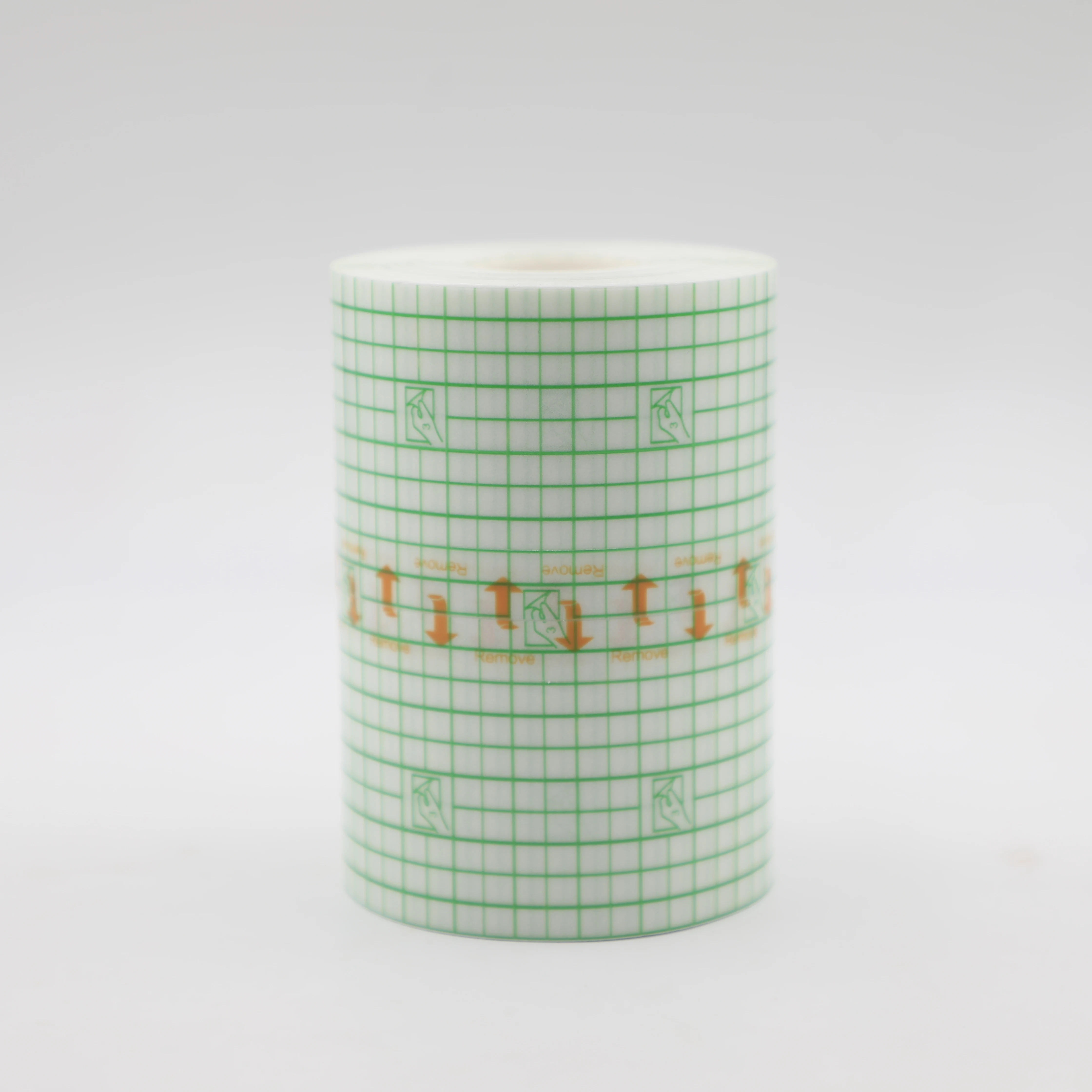 Best selling transparent waterproof adhesive pu film wound dressing roll medical pu film wound dressing roll