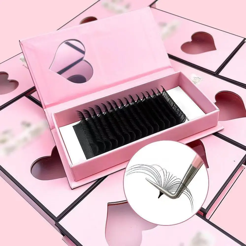 brown easy fan lash extensions super matte black lash extensions cashmere volume lash extension mix trays