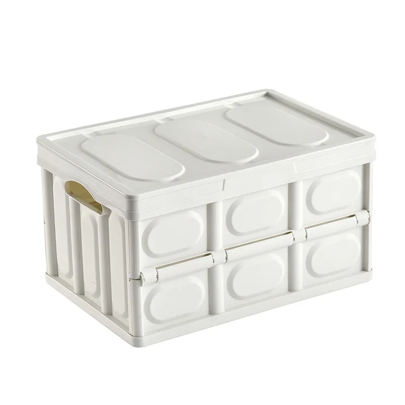 Modern Portable Storage Box with Detachable Folding Design Large Organizer Camping Folding Box with Lid