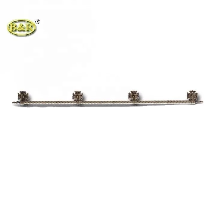 H023  Casket handles metal manijas de ataud 155 cm long bar with 4 claws