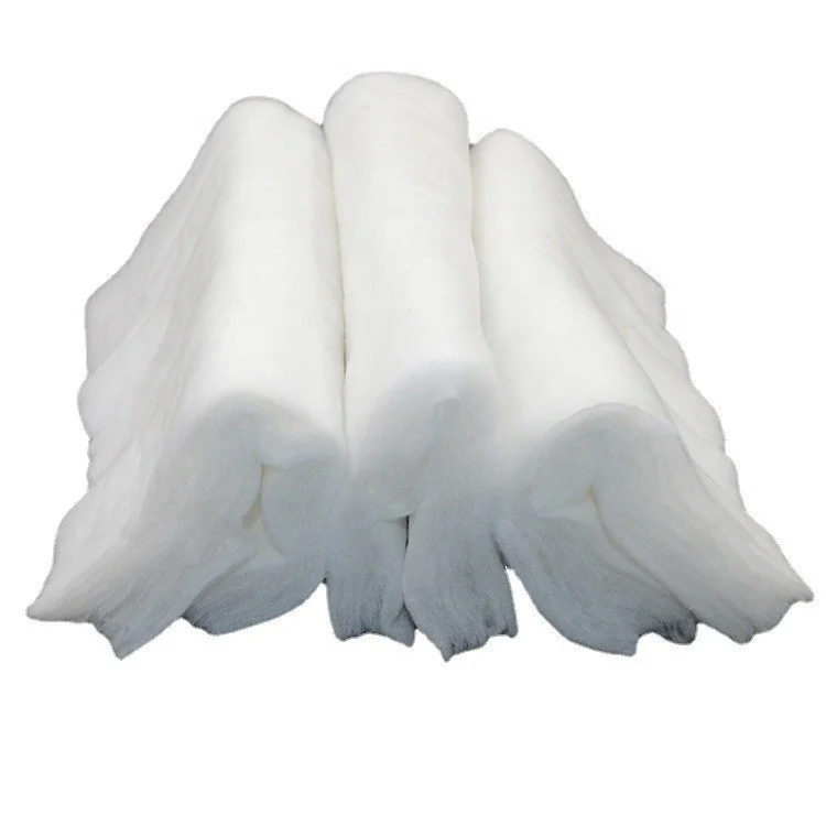 High Loft Washable Thermal Bonded Polyester Wadding/fiber Padding For Garment Interlining