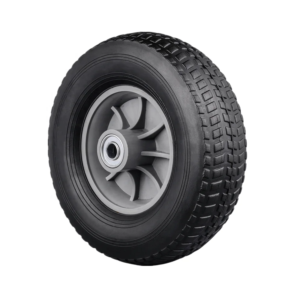 260x85 rubber wheel barrow solid rubber tire