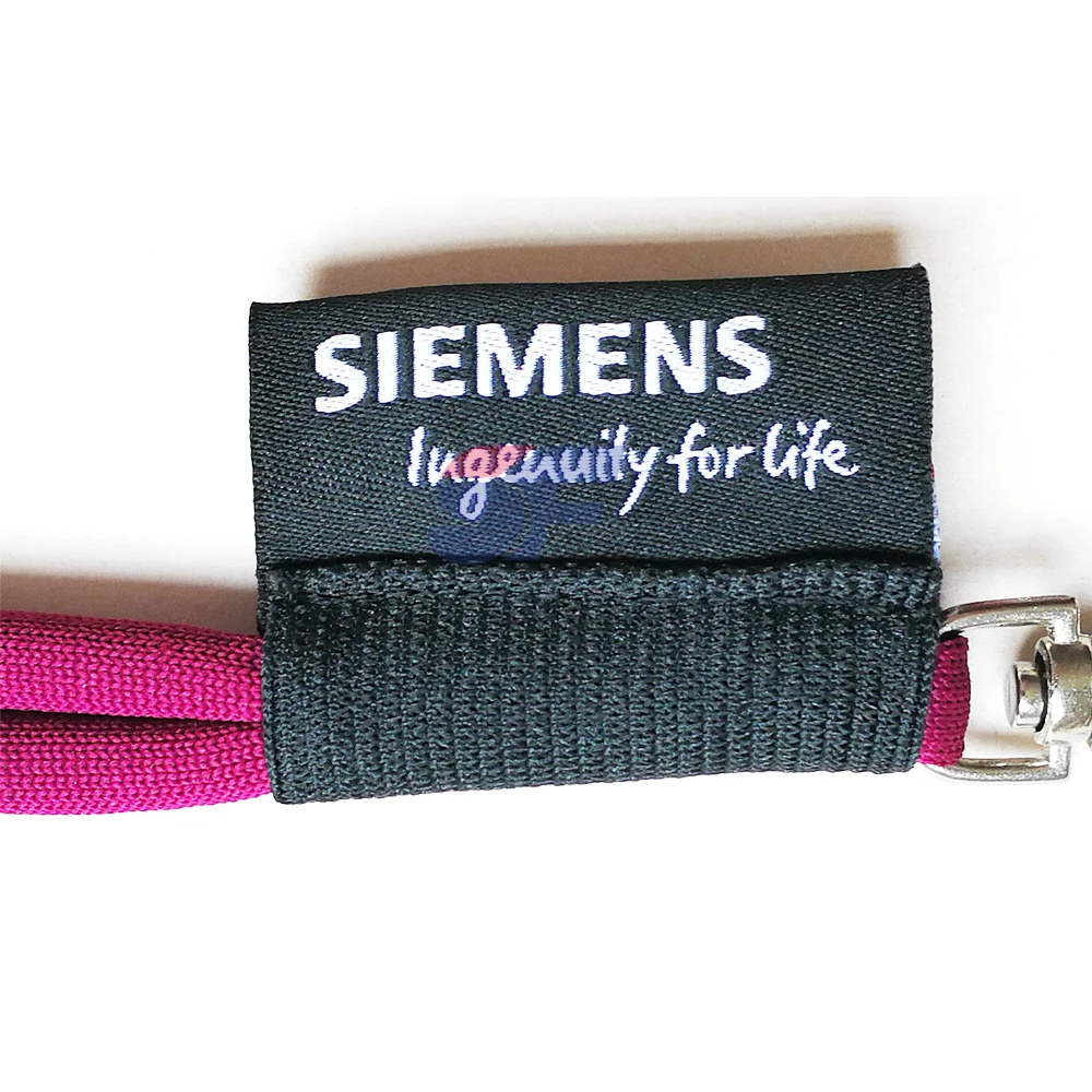 Beautiful fashion cotton round rope key chain lanyards for promotional