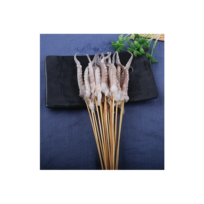 The best-selling outdoor seafood barbecue skewers frozen fresh squid skewers