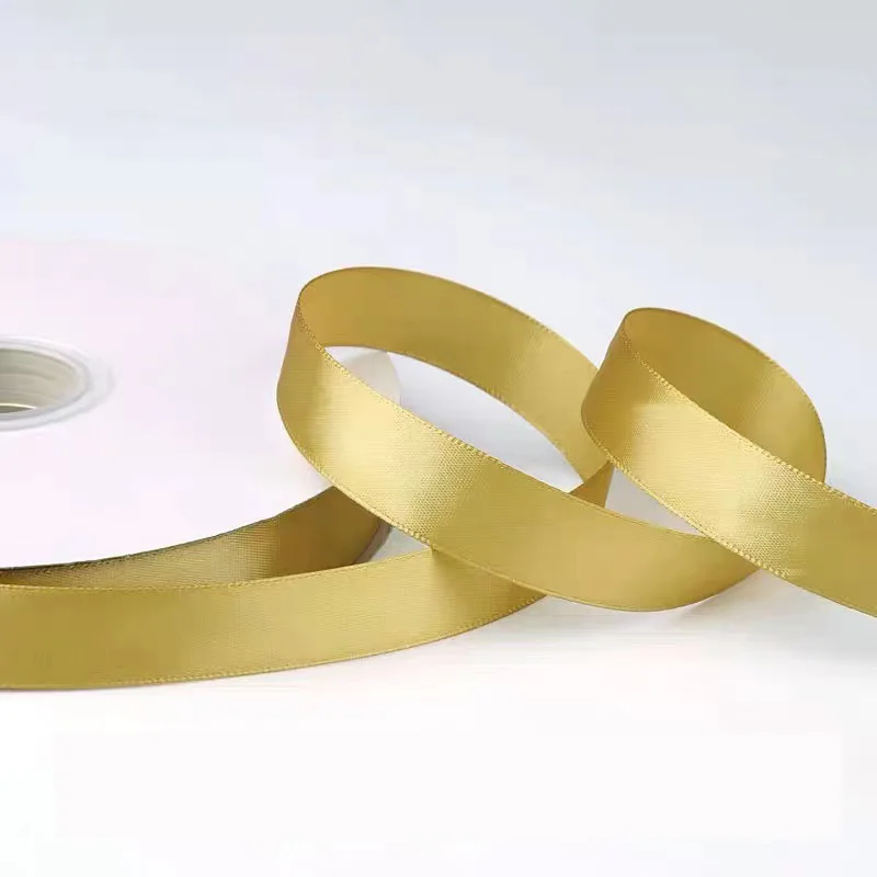 Оптовая продажа полиэфирная атласная лента рулон 6 мм 9 10 15 20 25 30 38 50 для подарочной упаковки подарок на Рождество