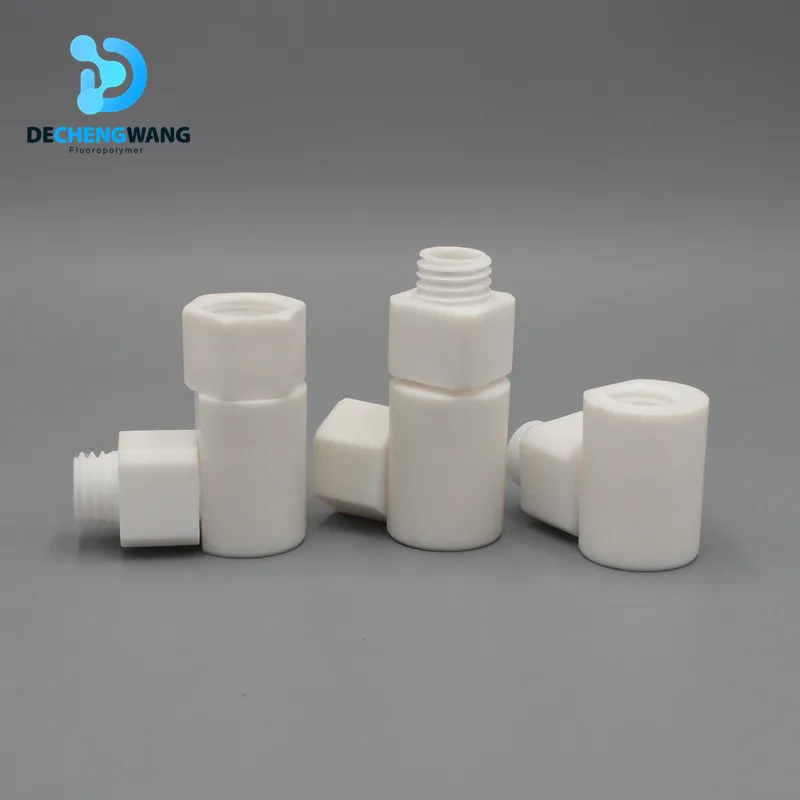 PTFE Double Compression Tube fittings Adjustable PTFE compression Fittings