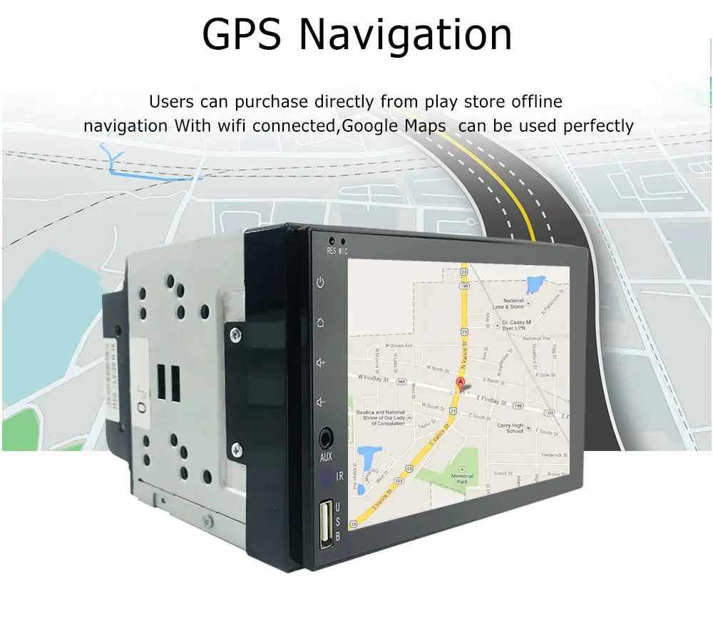 Android 9.0 Radio 4+64g 2din Motorized 6.2 Touch Screen audio Player with dsp Gps BT USB Fm Aux for car