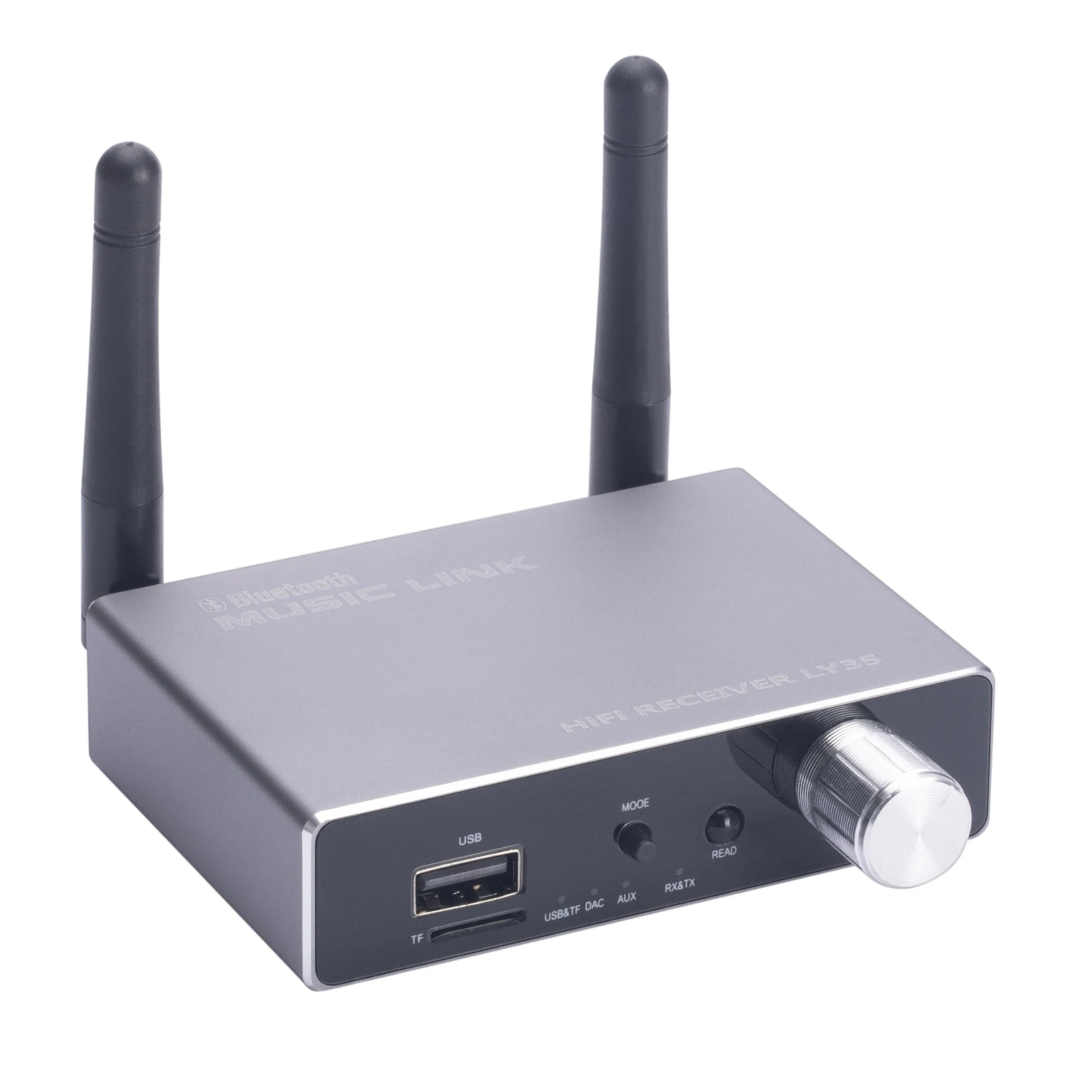 6 in 1 DAC Digital to Analog Audio Converter with Wireless Blueteeth 5.3 Audio Transmitter and Receiver, HiFi Adapter for TV