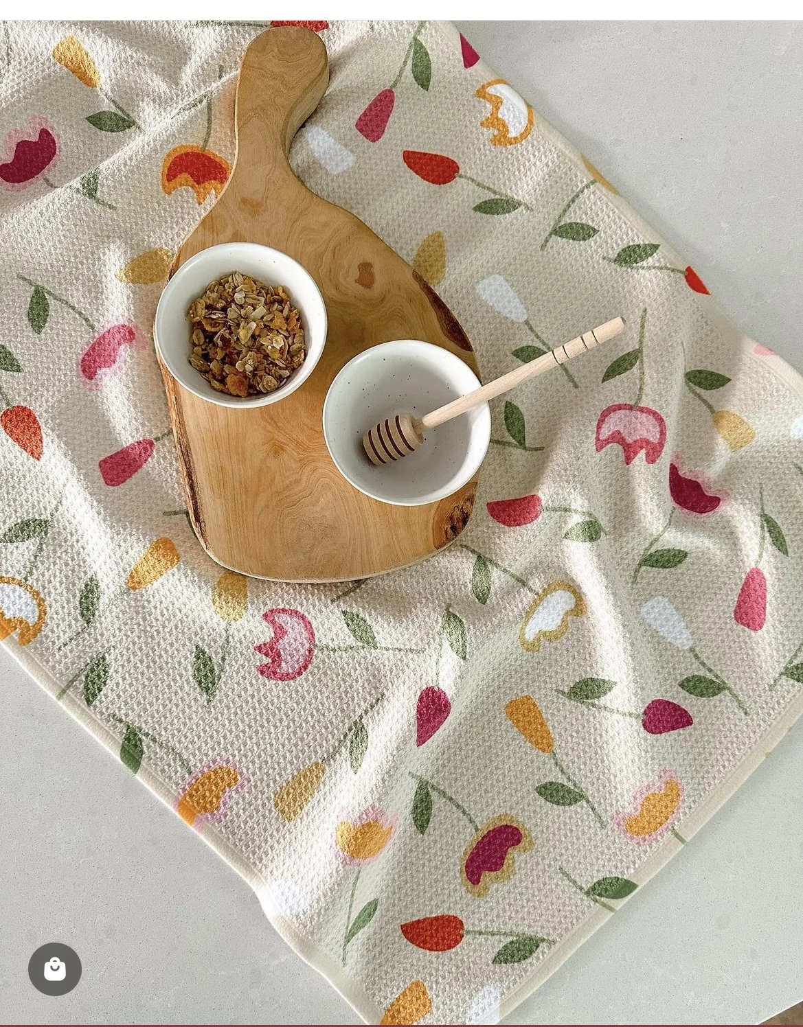 Personalized waffle weave tea towel kitchen towel for sublimation