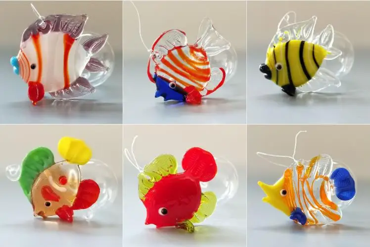 European Decoration Modern Simple Original Design Color Fish Ocean Series Aquarium Bubble Fish