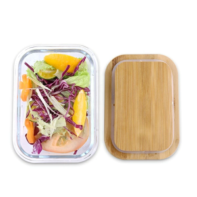 glass heating lunch box food containers with lid
