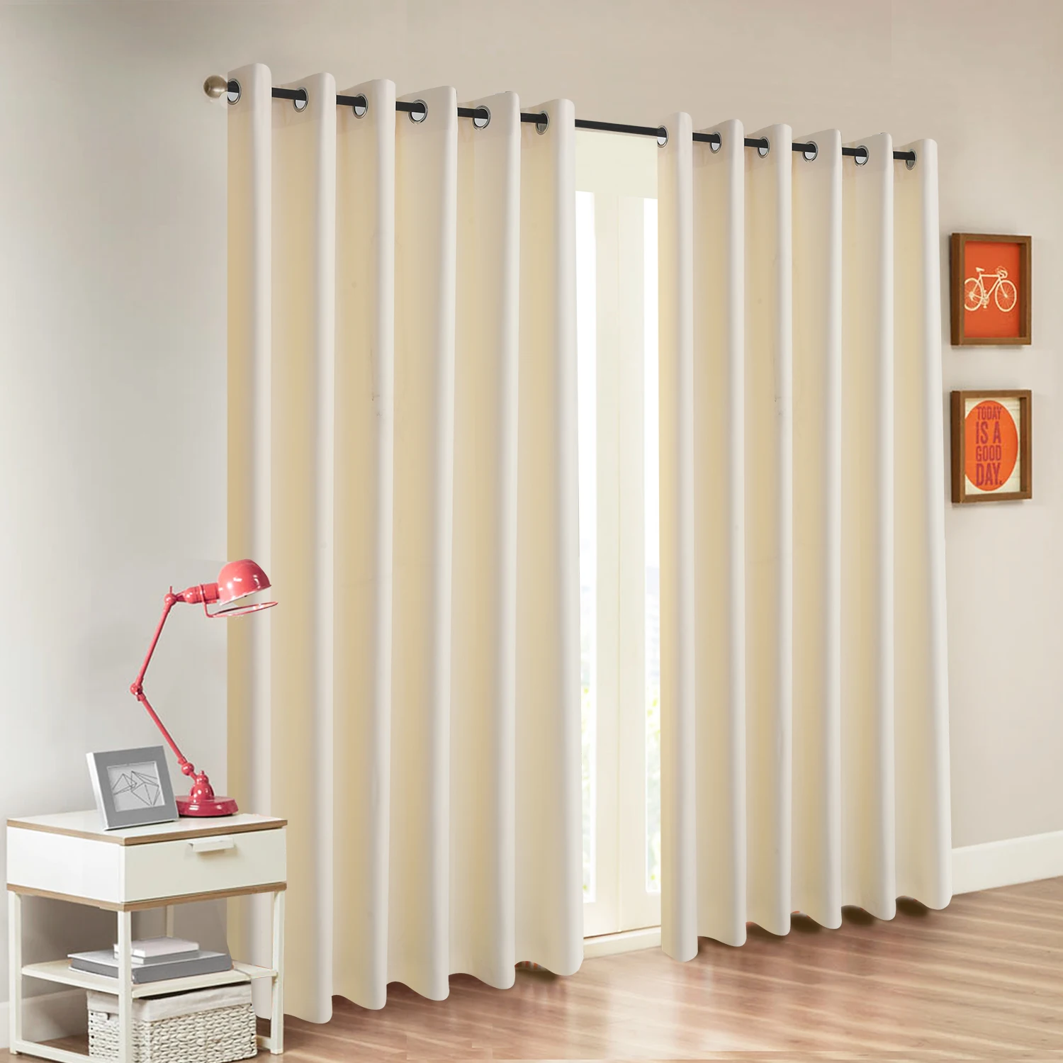 Best Selling Blackout Window Curtain Luxury Ready Made Solid Curtain For The Living Room