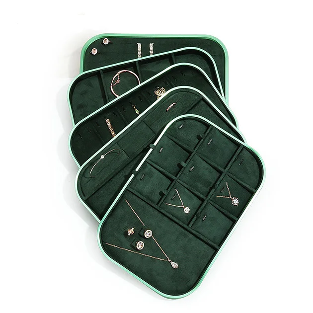 Custom Nordic INS Vintage resin bow metal color dessert plate jewelry storage tray ring necklace display organizer tray