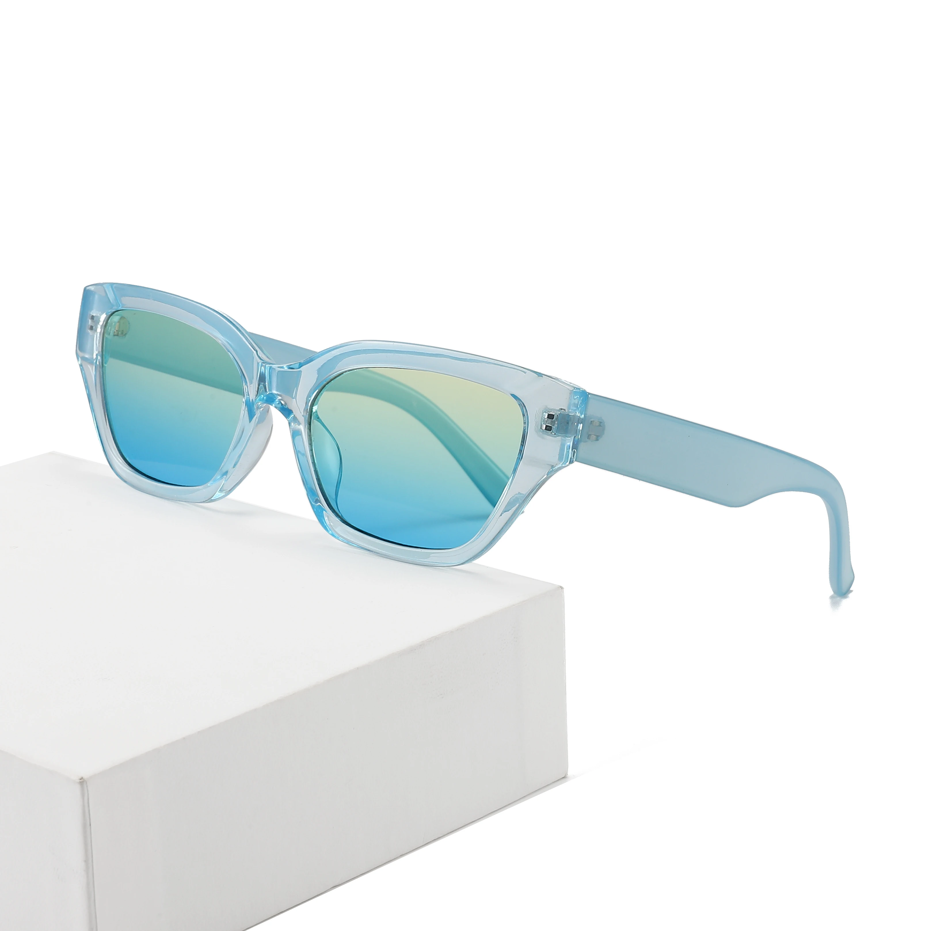 HW 6713 New Fashion Sexy Ladies Vintage Brand Design Small Women UV400 Cat Eye Sun Glasses Sunglasses For women