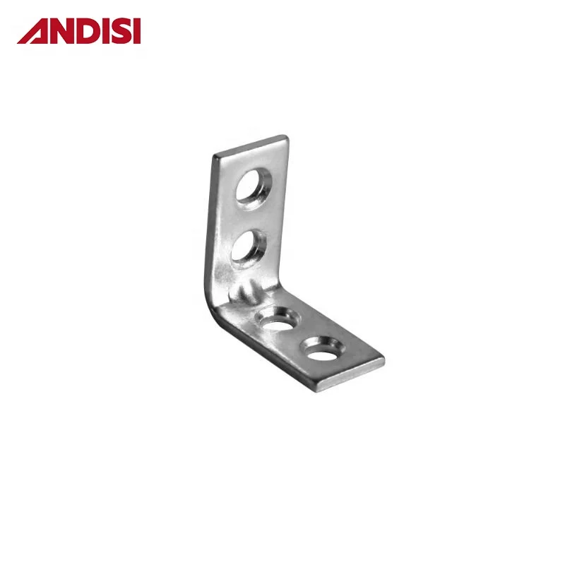 High quality furniture L shaped angle bar Metal cast iron steel wood connector shelf corner brackets for timber wood