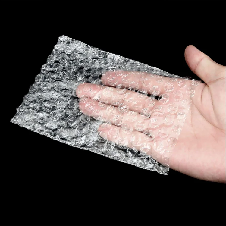 Clear Bubble Pouches Bags Double Walled Flush Cut Thickening Shockproof Foam Wrap Bags For Cushioning, Packing and Shipping