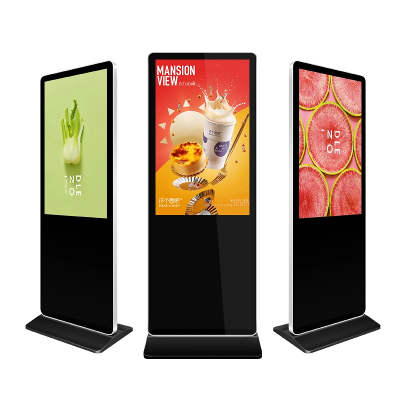
65 Inch Floor Stand Wifi Display Network Digital Signage and Displays Kiosk Advertising Players Screen Displays 
