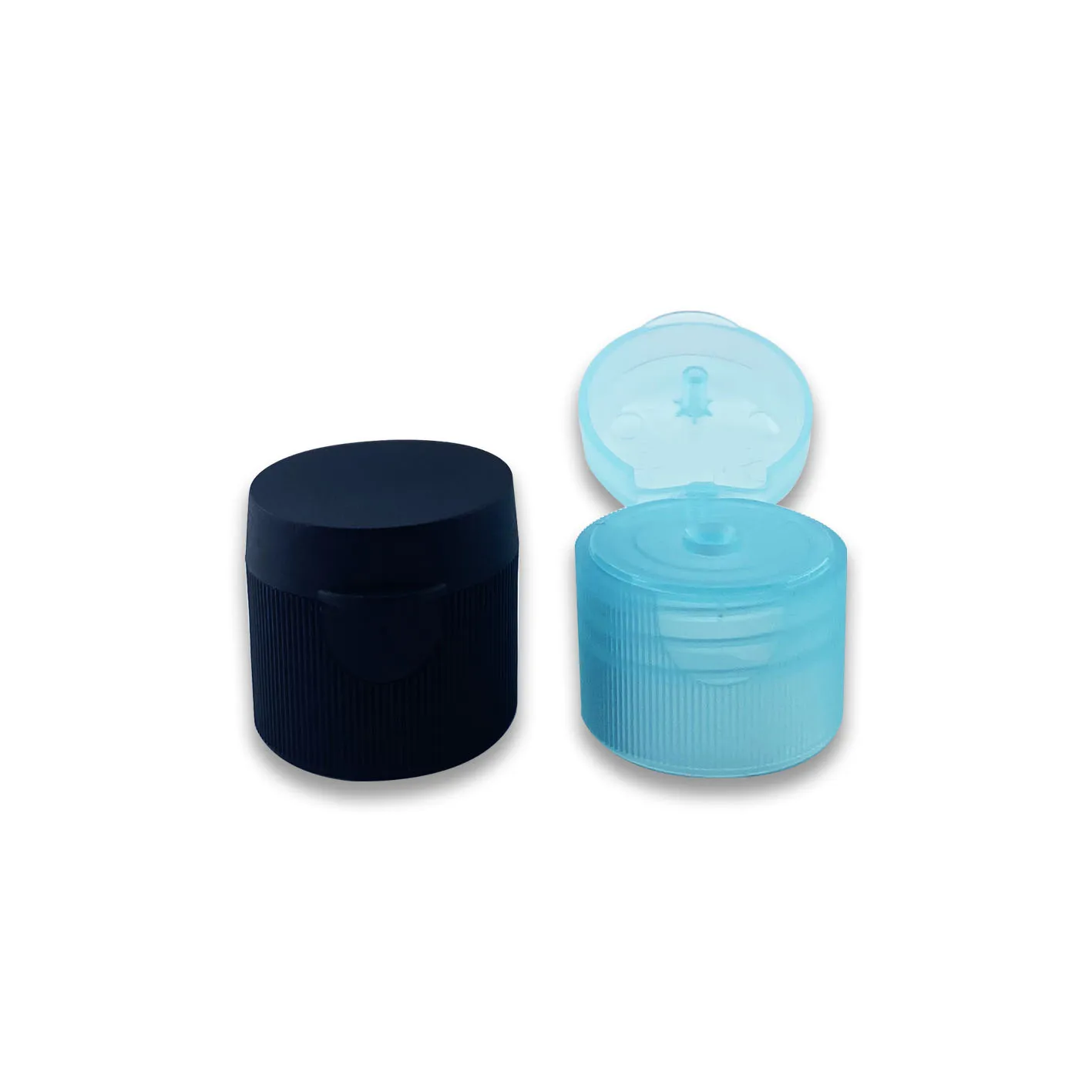 Toiletries/ toiletry product caps 24 mm plastic flip top caps PP material flip caps