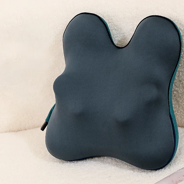 car seat waist massager cushion for calf thigh belly body neck back shiatsu massager cushion pillow with heating and vibration