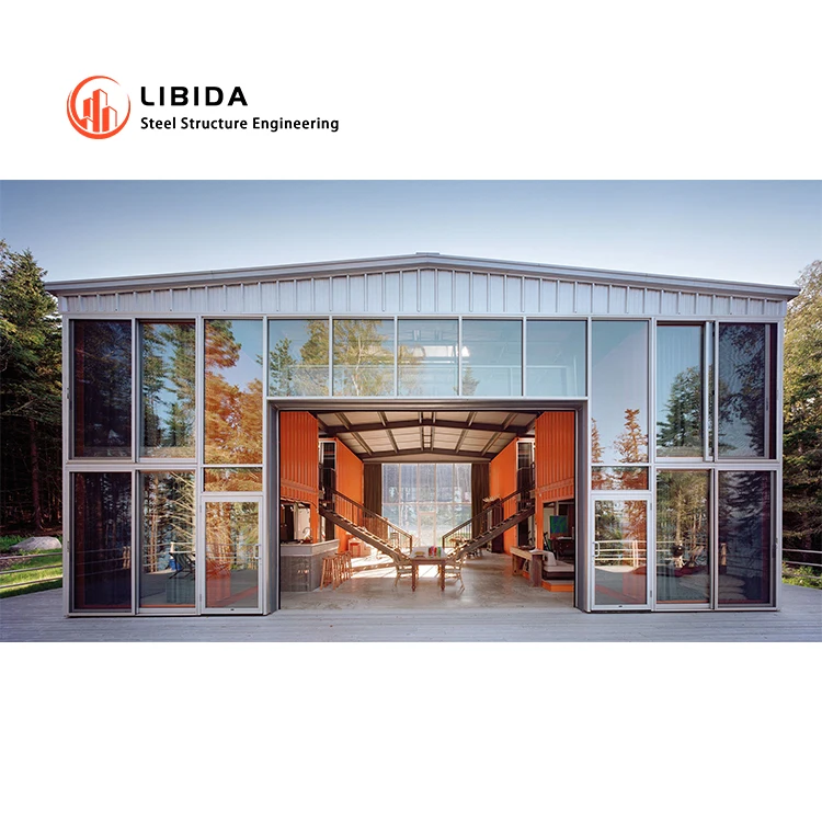 Factory Supply Pre-Engineered Steel Structure Commercial Warehouse Store Building Prefab Metal Shopping Mall Buildings