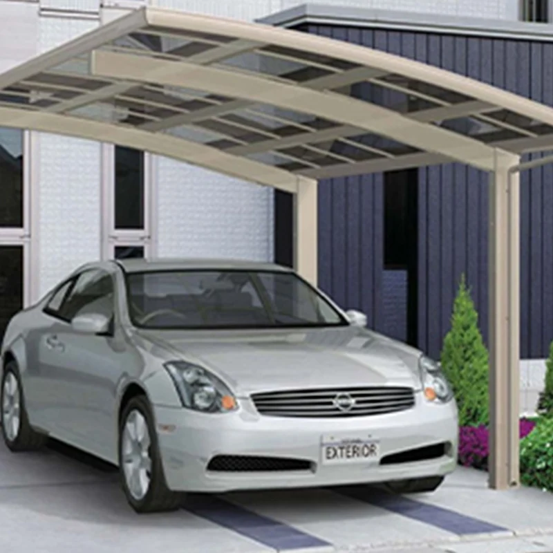 Outdoor 2 Car Shed Aluminium Mobile Garage For Car Parking Carport