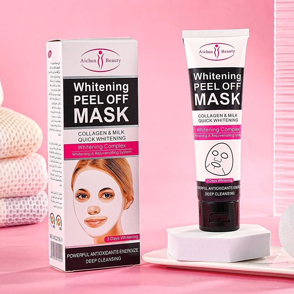 Aichun Beauty Custom 3 дня отбеливающая глина отшелушивающая маска для лица органические и натуральные ингредиенты увлажняющая очищающая