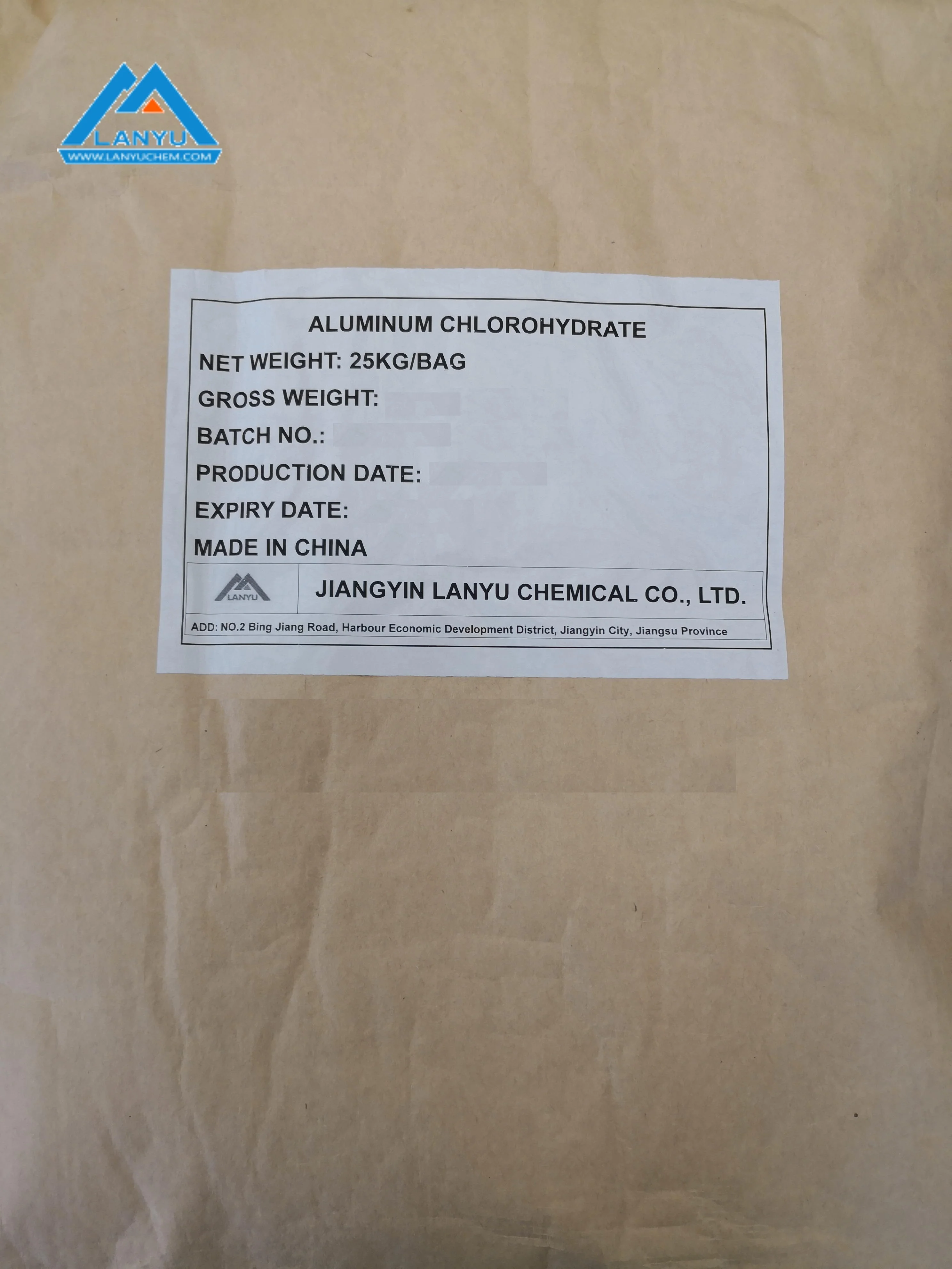 Aluminium Chlorohydrate/ACH/ CAS NO. 12042-91-0