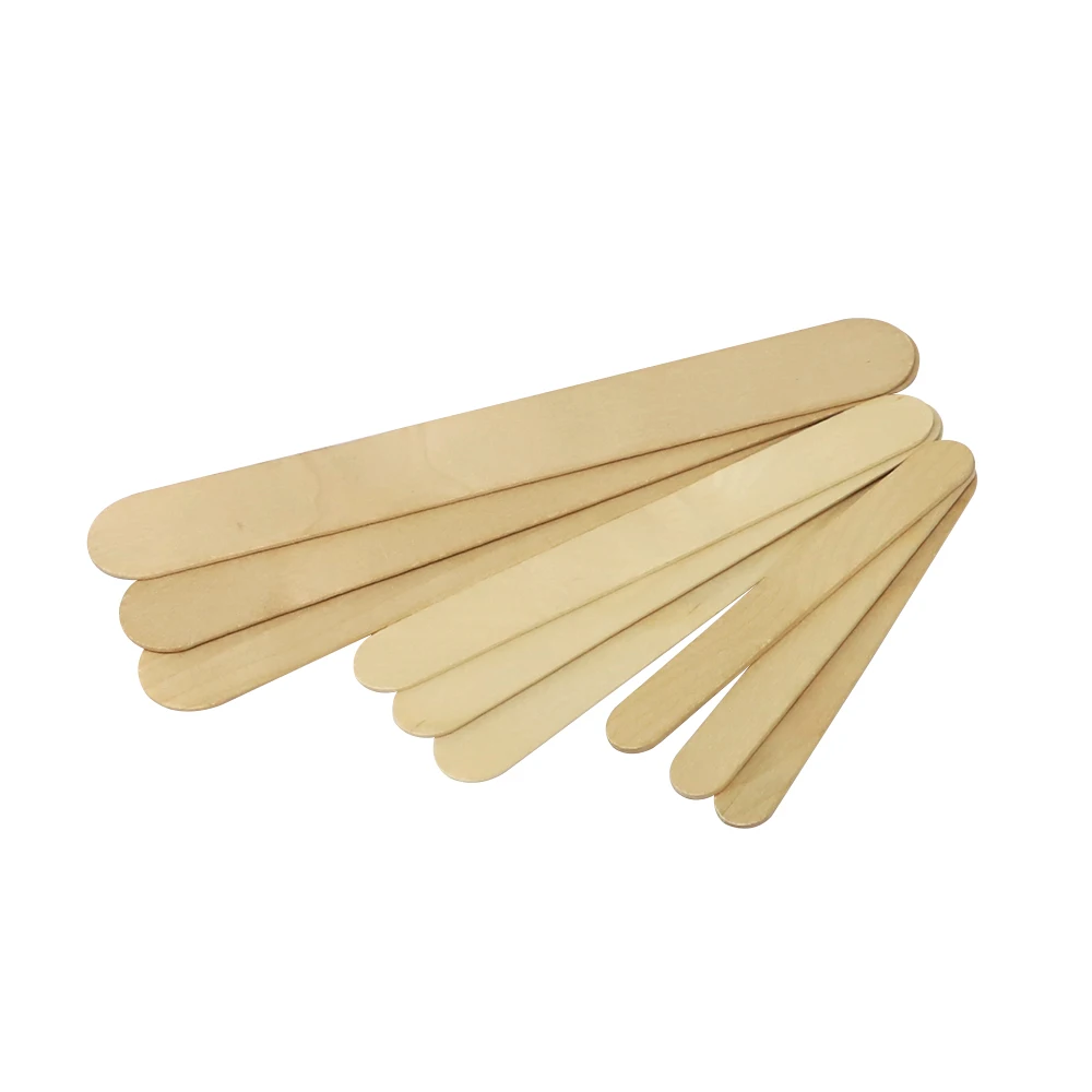High quality disposable ice cream stick printed logo popsicle sticks wood ice cream sticks