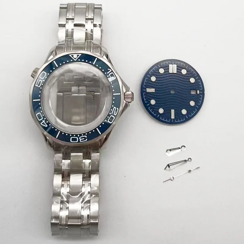 316 Stainless Steel 40MM Case, Dial, Hands Combination Accessories Set Compatible With 2813 and 8215 Movements