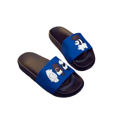 Cartoon parent-child anti-skid thickening bathroom slippers