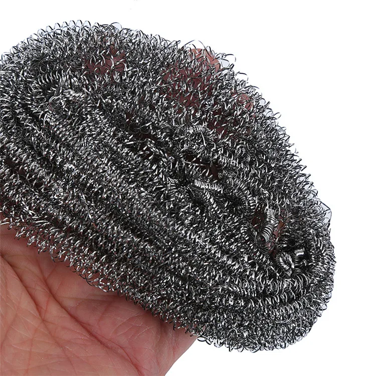 New Products Cheap Kitchen Wire Sponge Scourer Metal Stainless Steel Ball Machine Superior For