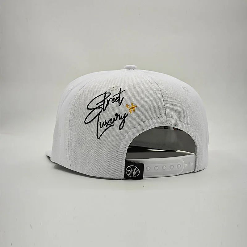 New Embroidery Custom  Baseball Cap Two Tone Snapback Hat Hiphop Street wear Cap