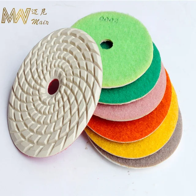 Hot products to sell online abrasive wet using terrazzo diamond polishing pads