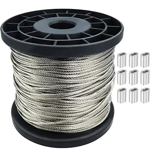 galvanized steel wire rope 10mm