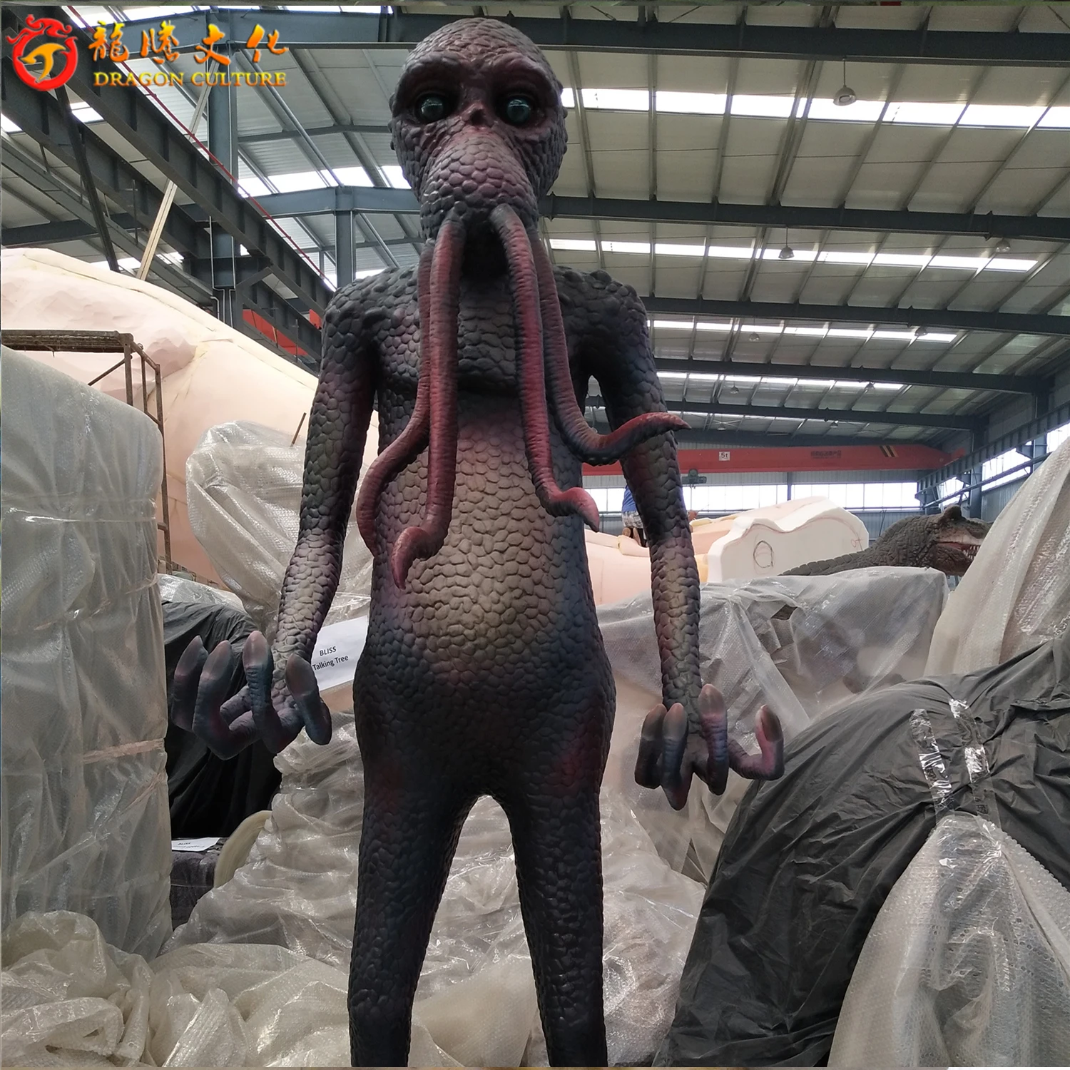 Handmade Hot Sale Life Size Newest Artificial Scary Human Monster Animatronic Product for Ghost House