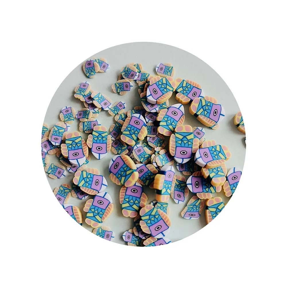 Bulk 500g 3D Ocean Sea Fish Polymer Clay Slice 5MM 10MM Cute Shape Hot Soft Sprinkles for Nail Art and Cellphone Decor