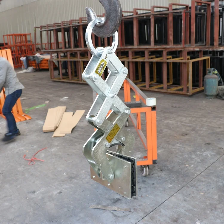 High Quality 800kg Stone Lifter Accessories Customized Silver Stainless Steel Railing Clamps Proper Price