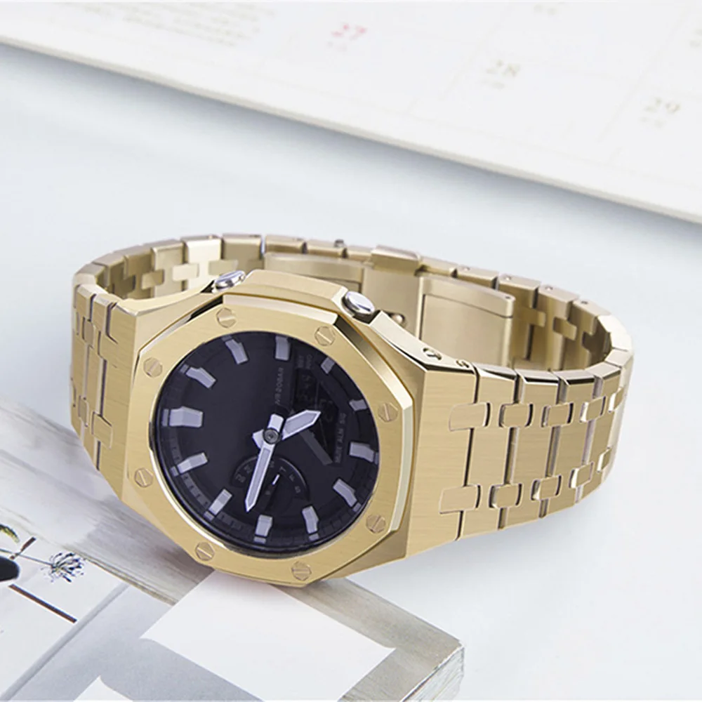 Комплект мод GA2100 Casioak из нержавеющей