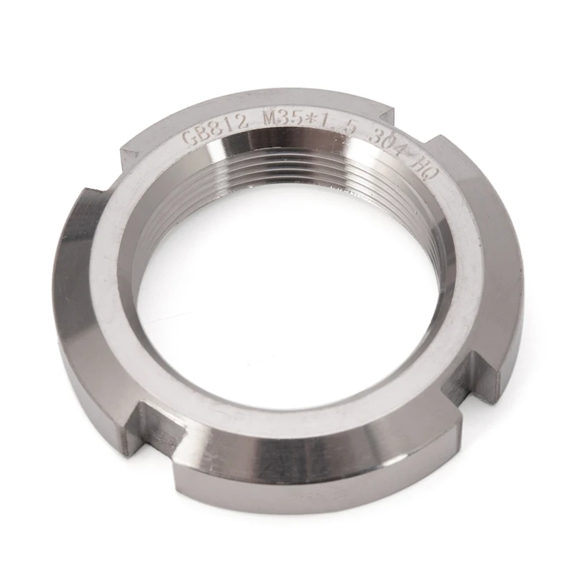 Customized Wholesale Stainless Steel Bearing Lock Groove Round Nut Slotted Round Nuts