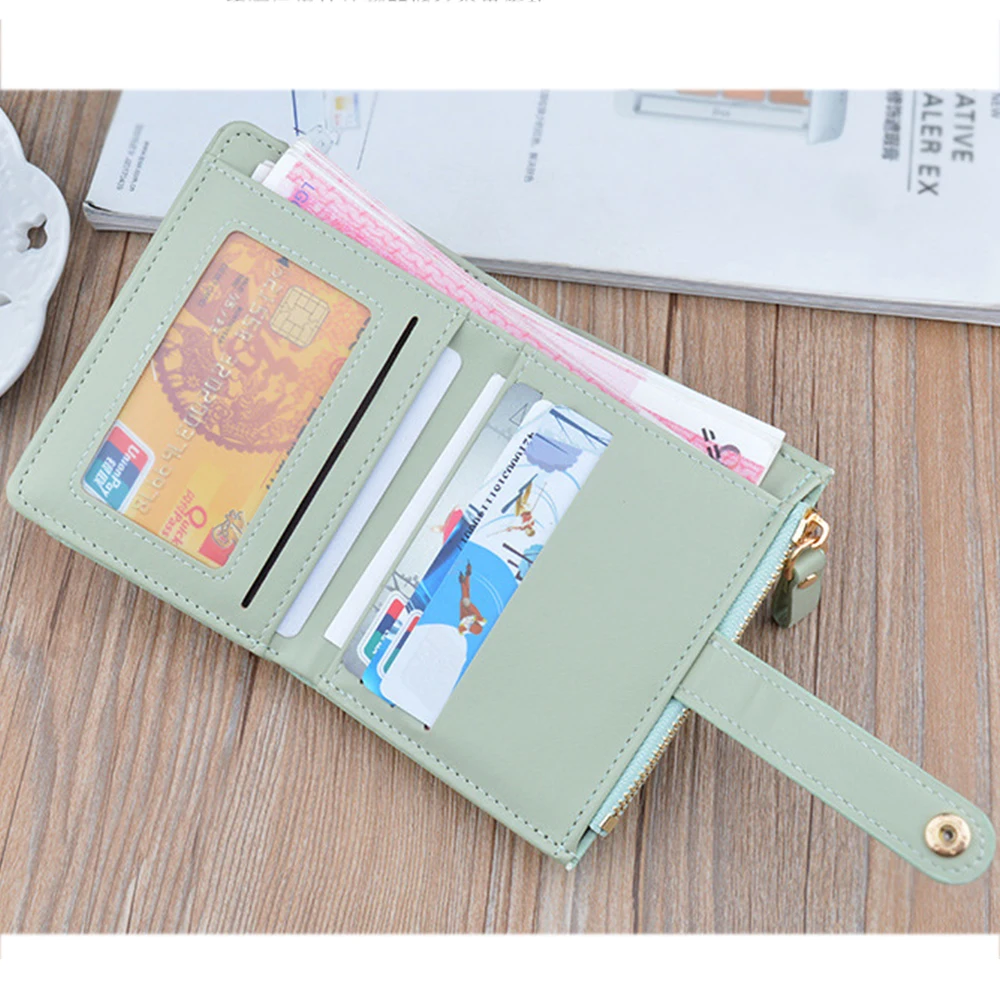 Free Sample Wallet Women New Style Fashion Large Capacity Clutch Phone Cases Short Wallet Custom Ladies Leather Wallet Women