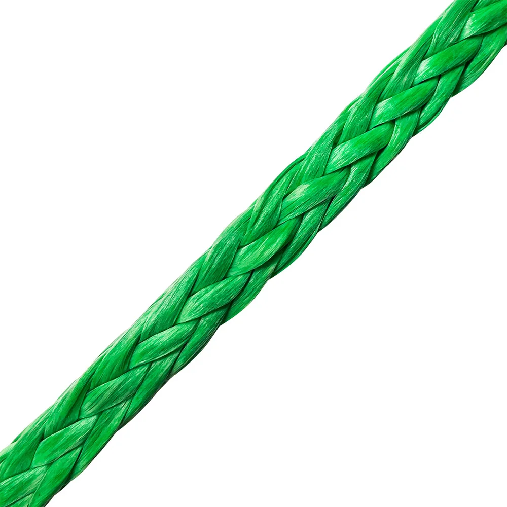 high quality 12 Strand Uhmwpe Synthetic Rope Braided Uhmwpe Rope For Towing And Slings Marine