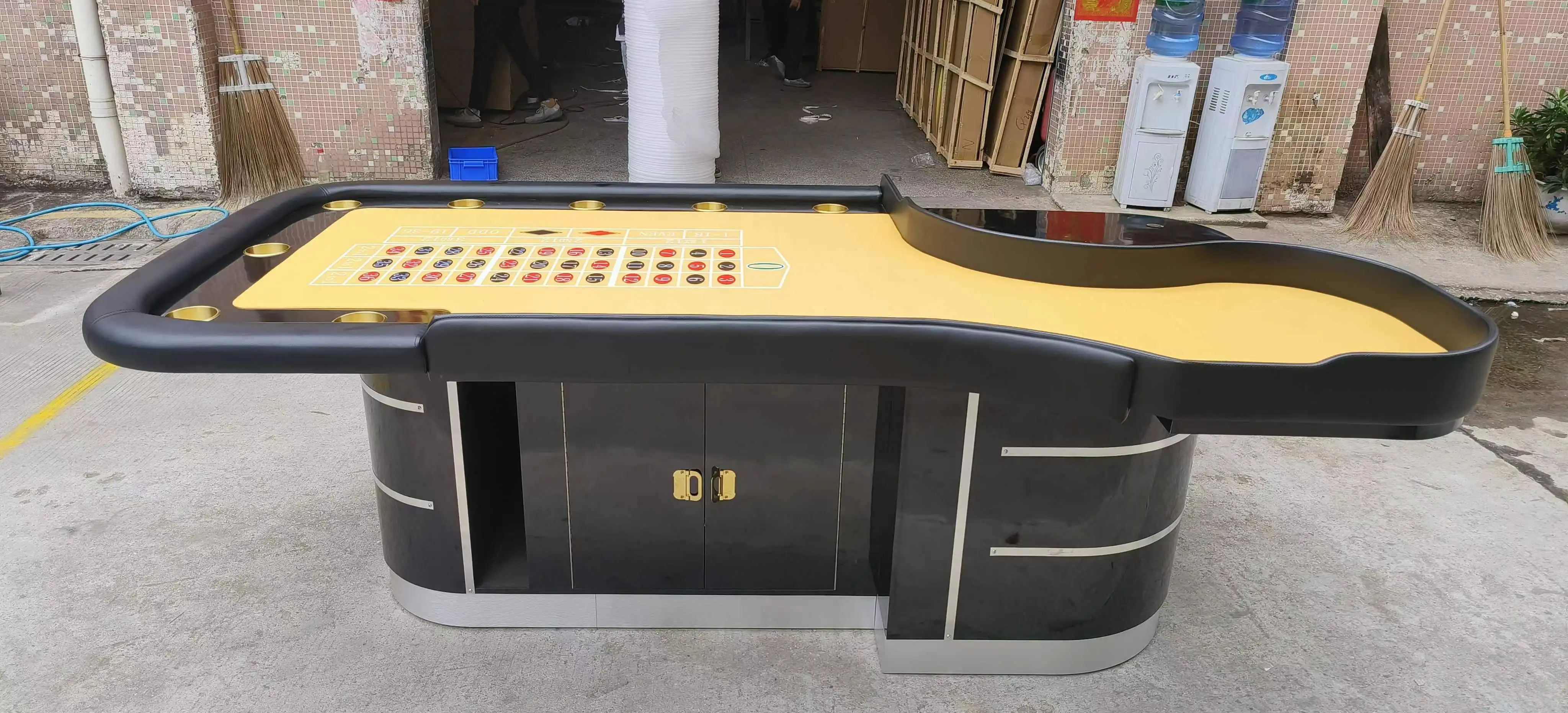 Factory Hot Sales Roulette Table Casino Games Custom Roulette Gambling Table For Entertainment