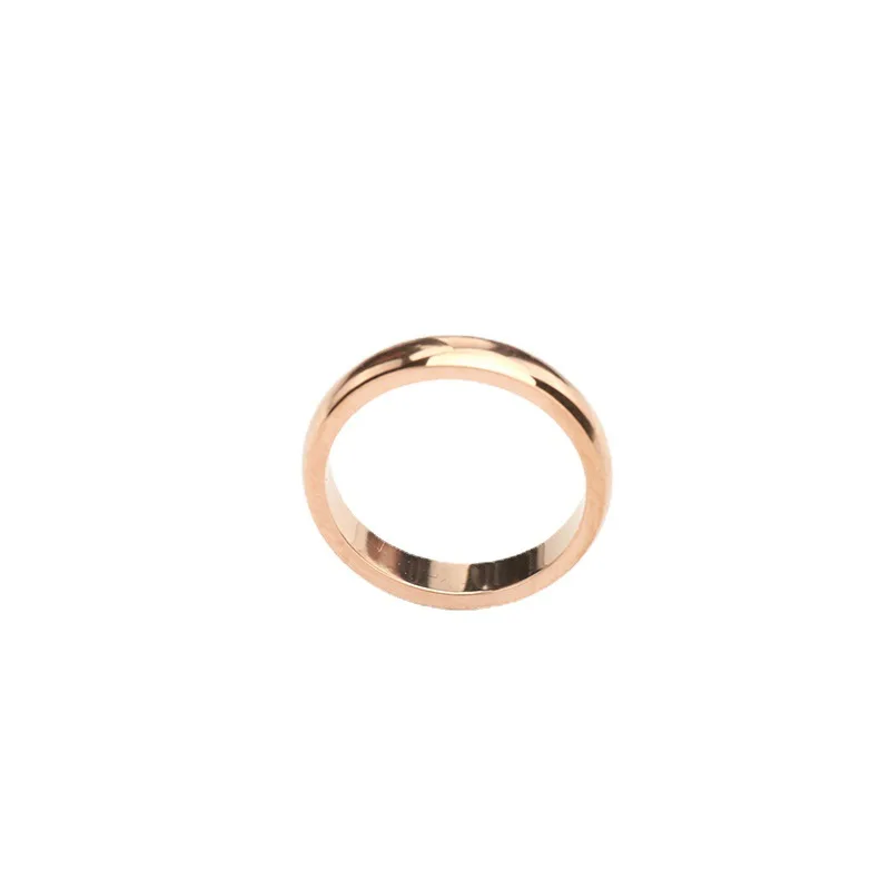 Simple Style Stainless Steel Fashion Ring Accessories Women Jewellery